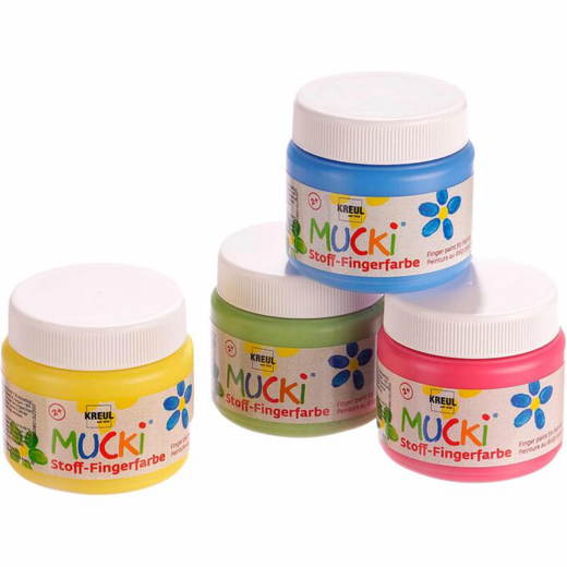 Stoff Fingerfarbe MUCKI® Stoff Fingerfarbe - Stoff Fingerfarbe