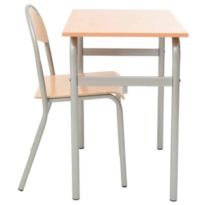 Einzeltisch Daniel mit Stuhl, Tischhöhe: 76 cm (Set Nr. 28 - Gr. 6)