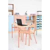 Doppeltisch Daniel mit Stühlen P, apricot, Sitzhöhe: 46 cm (Set Nr. 174 – Gr. 6) - ZEST5960 e 23