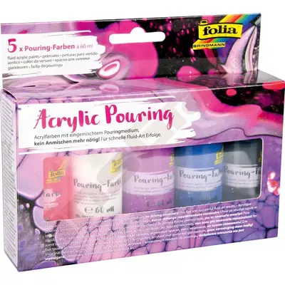 Acrylfarben für Pouring-Technik – Intensivfarben