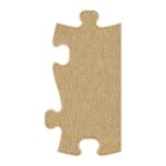 Abschluss – Grasebene, MUFFIK orthopädische Matte - ending grass straigh beige w01