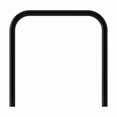 Fahrradbügel, schwarz