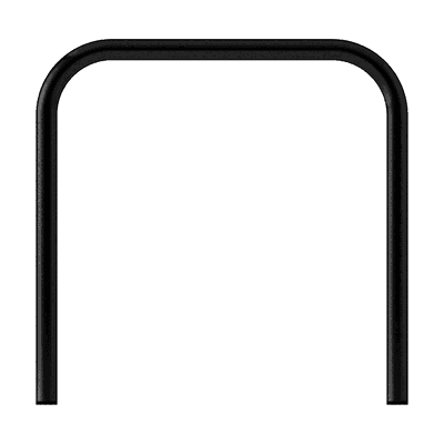 Fahrradbügel, schwarz