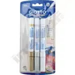 Faserstifte metallic, 3 Farben - faserstifte metallic 3 farben 257018 w 3