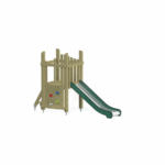 Spielturm Retro Set 103 mit Rutsche, Leiter und Kletterwand - retro set 103 nv74103 w 5