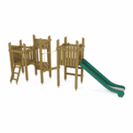 Spielturm Retro Set 202 mit langer Rutsche und Kletterpark - retro set 202 nv74202 w 2