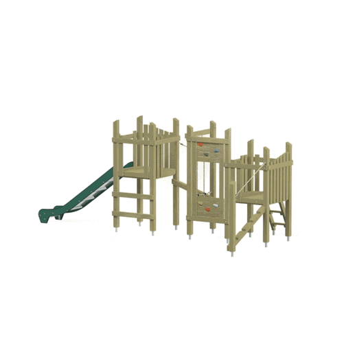 retro-set-202-nv74202-w Spielturm Retro Set 202 mit langer Rutsche und Kletterpark - retro set 202 nv74202 w