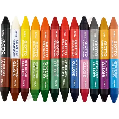 Wachsbuntstifte Duo Giotto, 24 Farben