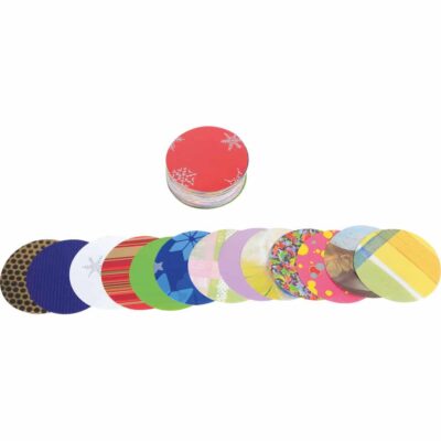 Origami Faltblätter, Kreise 57 - Bunte Muster