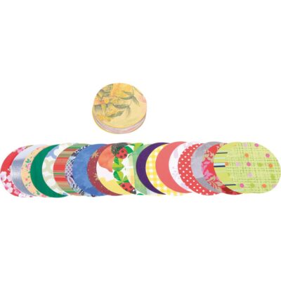 Origami Faltblätter, Kreise 100 - Bunte Muster