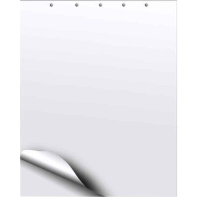 Flip-Chart-Ersatzblock blanko