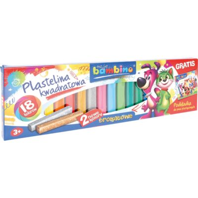 Moje Bambino-Knetmasse, 18 Farben