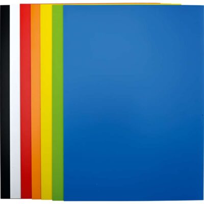 Magnetfolie A4, 7 Farben