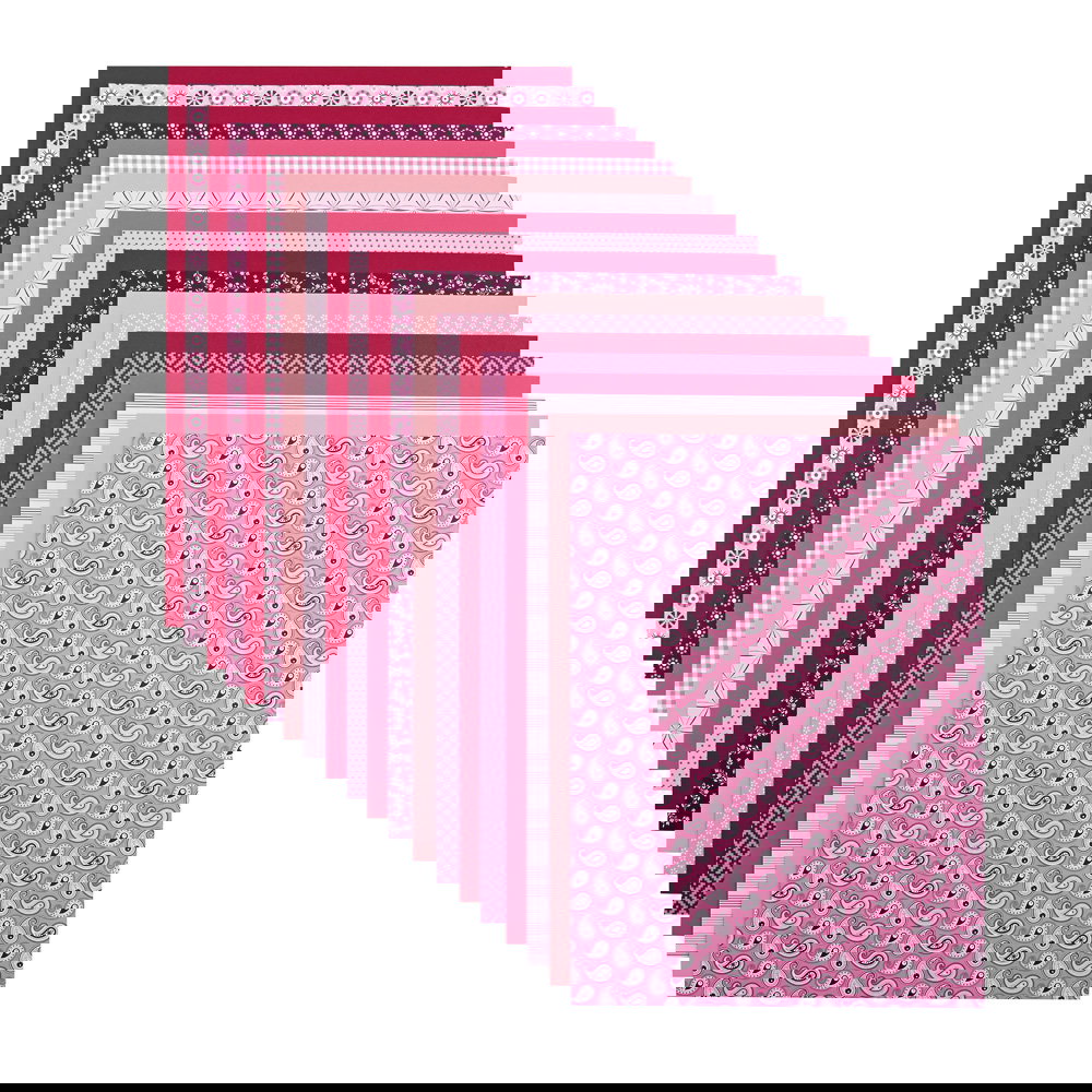 Papier-Set – Rosa Muster