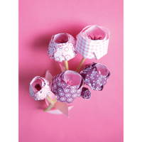 Papier-Set – Rosa Muster - 300226 b 14