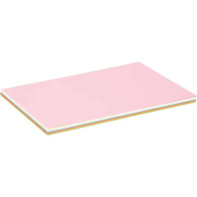 Zeichenpapier A4, 100 Blatt, 10 Farben