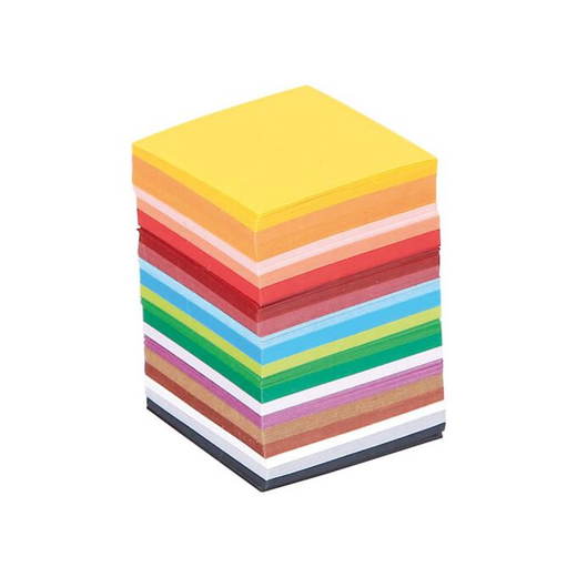 546001 Origami Faltblätter, Quadrate 40 – viele Farben - 546001