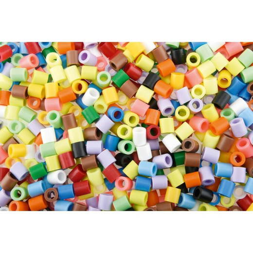 652207 Bügelperlen NABBI® JUMBO 1.000 Stück, Grundfarben - 652207