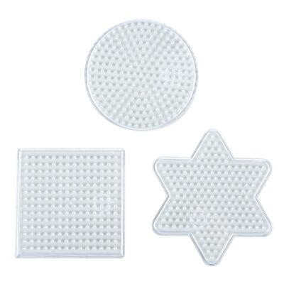 Steckplattenset für Bügelperlen NABBI® MINI, 3er-Set mit Stern