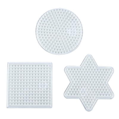 Steckplattenset für Bügelperlen NABBI® MINI, 3er-Set mit Stern