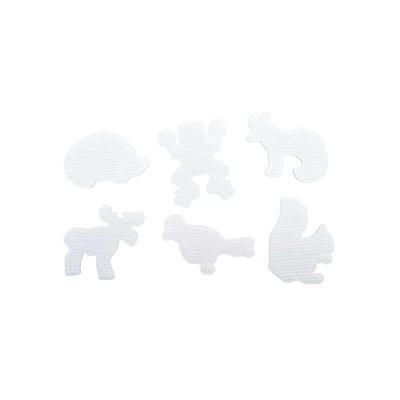 Steckplattenset für Bügelperlen NABBI® MINI, 6 Tiere
