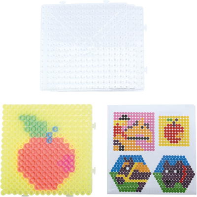 Steckplattenset für Bügelperlen NABBI® JUMBO, Quadrate, 4 Stück
