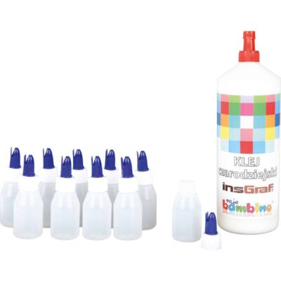 Kleber-Set: Alleskleber, 1000 g + 10 Dosierflaschen