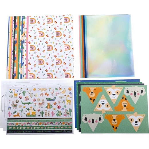 bastelpapier-mix-safari-300544-w 2 Bastelpapier – Mix, Safari - bastelpapier mix safari 300544 w 2
