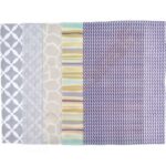 Bedruckter Filz, grau-lila - bedruckter filz grau lila 300416 2