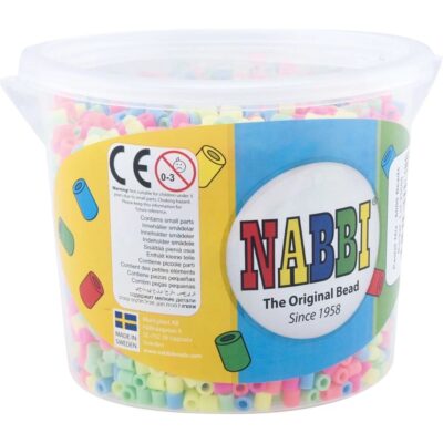 Bügelperlen NABBI® MINI 5.000 Stück, Pastell