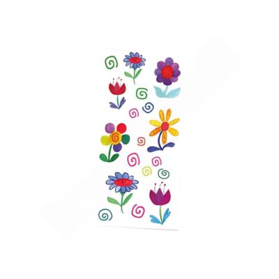 Dekor-Sticker für Porzellan – Blumen