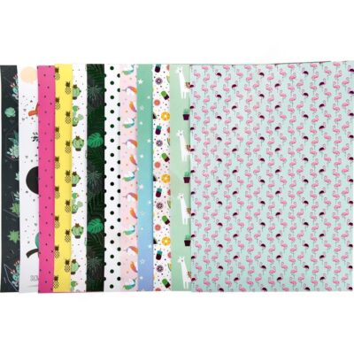 Designpapier-Set, Hochglanzmotive