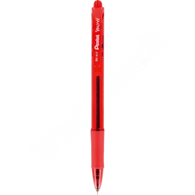 Druckknopf-Kugelschreiber Pentel, rot - druckknopf kugelschreiber pentel rot 013051 w