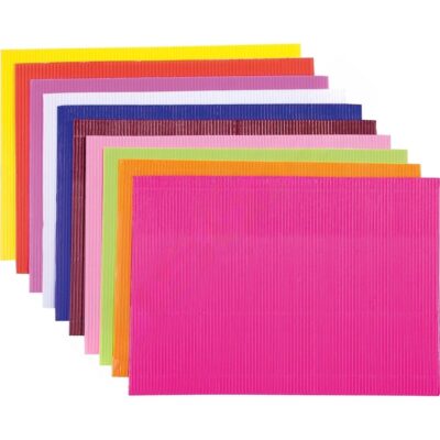 E-Wellpappe A4, 10 Farben