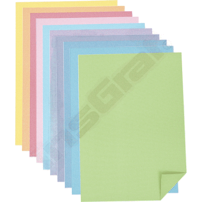 Fotokarton, 10 Bogen, 50x70, beidseitig - Karo