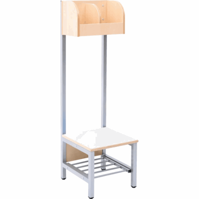 Garderobe Flexi 2 mit Gestell, Fachbreite: 18 cm