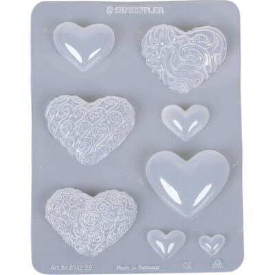 Gießform Herzen