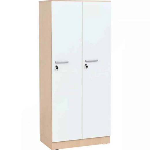 grande-spindschrank-doppelt-t-48-h-187-ahorn-turen-weiss-098199-w 2 Grande Spindschrank, doppelt, Tiefe: 48 cm, Höhe: 187 cm – Ahorn, Türen weiß - grande spindschrank doppelt t 48 h 187 ahorn turen weiss 098199 w 2