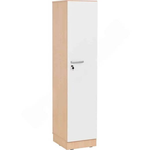 grande-spindschrank-einzeln-t-38-h-187-ahorn-tur-weiss-098189-w 2 Grande Spindschrank, einzeln, Tiefe: 38 cm, Höhe: 187 cm – Ahorn, Tür weiß - grande spindschrank einzeln t 38 h 187 ahorn tur weiss 098189 w 2
