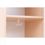 Grande Spindschrank, einzeln, Tiefe: 48 cm, Höhe: 223 cm – Ahorn, Tür weiß - grande spindschrank einzeln t 48 h 223 ahorn tur weiss 098195 w 4 2