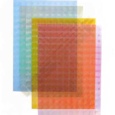 Holografische Folie mit 3D-Effekt