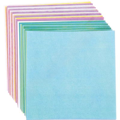 Irisierendes Papier, kristallgeprägt
