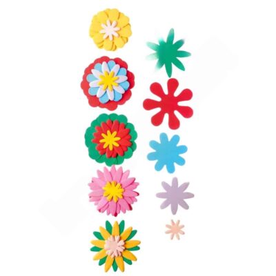 Kartonstanzteile - Blumen, 300 Stück