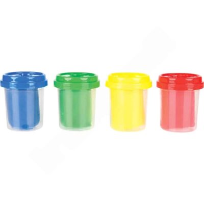 Knetmasse in 4 Farben