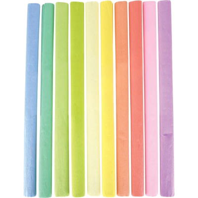 Krepppapier-Set, Pastelltöne