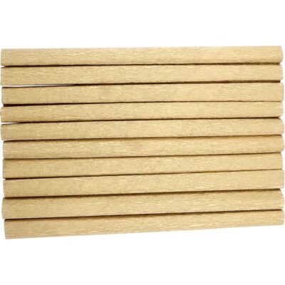 Krepppapierrollen, gold