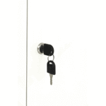 Metallspind, Höhe: 150 cm, mit 6 Fächern, Zusatzablage - metallspind h 150 cm mit 6 fachern zusatzablage weiss 805152 w 4