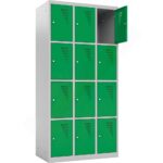 Metallspind, Höhe: 180 cm, mit 12 Fächern - metallspind h 180 cm mit 12 fachern 803063 2 2