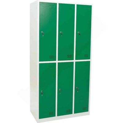 Metallspind, Höhe: 180 cm, mit 6 Fächern, Zusatzablage