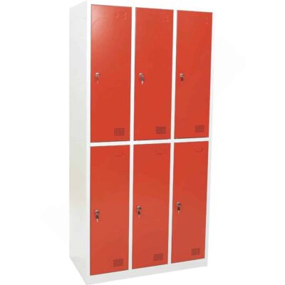 Metallspind, Höhe: 180 cm, mit 6 Fächern, Zusatzablage